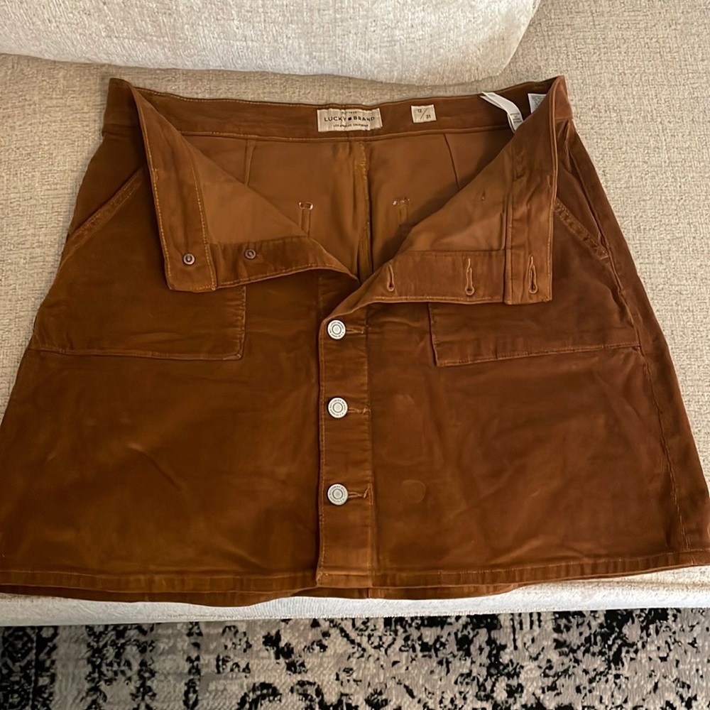 Lucky brand corduroy skirt